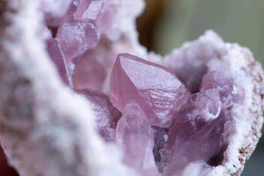 pink quartz mineral specimen stone rock geology gem crystal