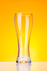 Empty beer glass