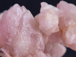 pink quartz mineral specimen stone rock geology gem crystal