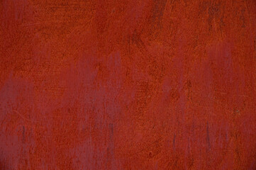 Abstract red orange old paint texture aging effect.