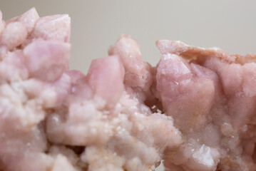 pink quartz mineral specimen stone rock geology gem crystal