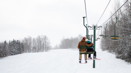 Couple Chairlift