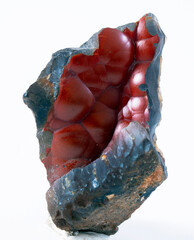 red fox agate mineral specimen stone rock geology gem crystal