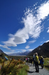Fototapeta premium Trekking and walking in New Zealand
