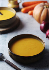 Bowls served with seasonal pumpkin cheese