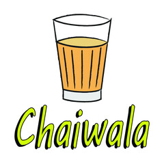 Fototapeta premium Chaiwala (meaning tea seller) poster