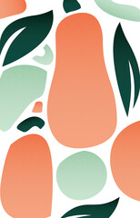 illustration of fruits and vegetables