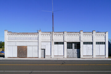 Old facade in Washtucna, Washington, USA