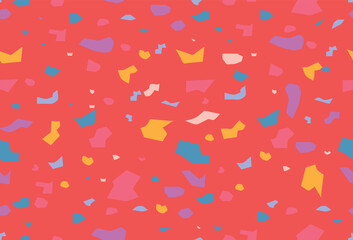 terrazzo seamless pattern - vector illustration