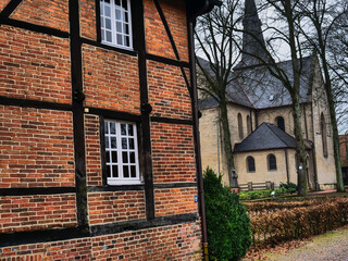 Das Dorf Asbeck im M&uuml;nsterland