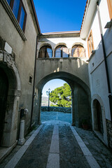 Fototapeta na wymiar Taurasi, Avellino, Italy: view of the historic center.