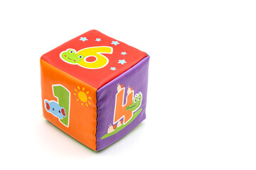 Baby Number Block. Different patterns arouses the child's curiosity and stimulates the senses and movement with fingers
