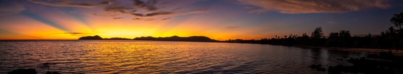 Koh Mak sunset, near koh Chang in Trat, Thailand