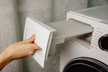 a container for condensate from the dryer