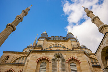 Fototapeta na wymiar Selimiye Mosque. Islamic architecture background photo.