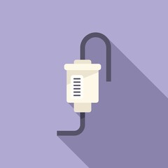 Pool filter icon flat vector. Service net