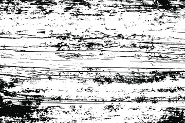 Rustic cracked vector texture with many cracks and scratches. Abstract background. Broken and damaged surface. Aged backdrop. Vector graphic illustration with transparent white. EPS10.