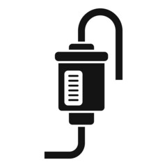 Pool filter icon simple vector. Service net