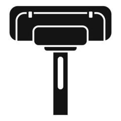 Clean mop icon simple vector. Cleaning pool