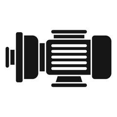 Pool generator icon simple vector. Pump maintenance