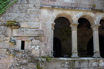 Fototapeta na wymiar Monastery in Parada de Sil in Galicia in Galicia, Spain