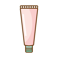 pink skincare tube