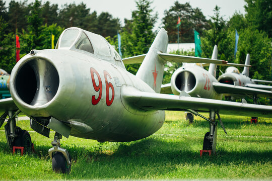 The Mikoyan-Gurevich MiG-15 is a Russian Soviet high-subsonic fighter aircraft produced in the USSR and operated by numerous air forces.