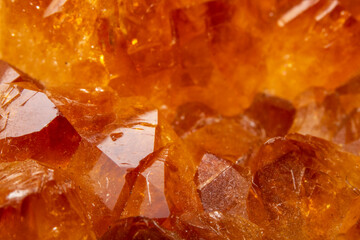 Close up of Semi-Precious Crystal Stone with Jagged Spiritual Edges