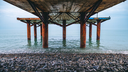 pier in the sea