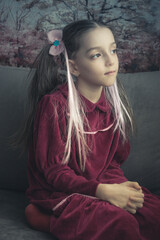 her father's youngest daughter who adds color to her photography life