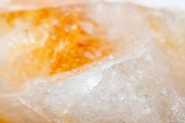 Close up of Semi-Precious Crystal Stone with Jagged Spiritual Edges