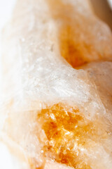 Close up of Semi-Precious Crystal Stone with Jagged Spiritual Edges