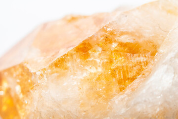 Close up of Semi-Precious Crystal Stone with Jagged Spiritual Edges