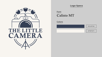 Logo for a photo studio or camera business