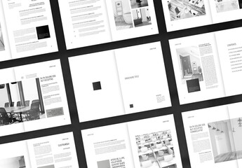 Interior Design Portfolio with Black Accents