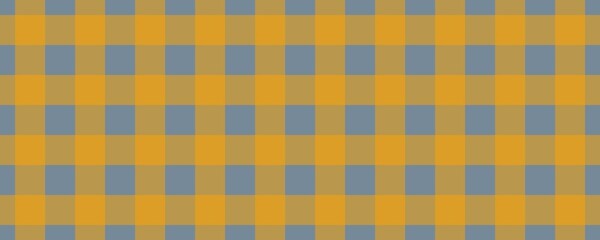 Banner, plaid pattern. Light Slate Grey on Orange color. Tablecloth pattern. Texture. Seamless classic pattern background.