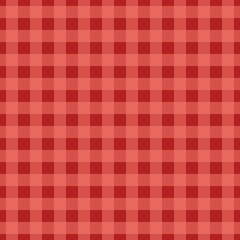 Plaid pattern. Fire brick on Salmon color. Tablecloth pattern. Texture. Seamless classic pattern background.