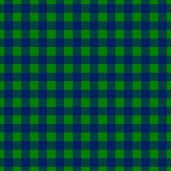 Plaid pattern. Green on Navy color. Tablecloth pattern. Texture. Seamless classic pattern background.