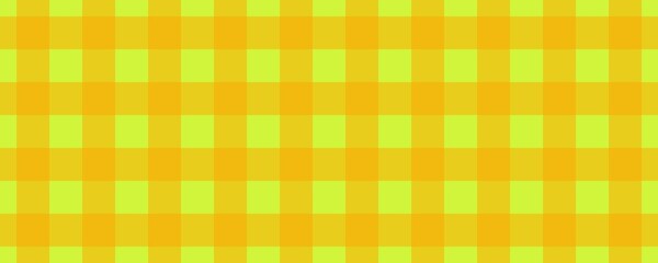 Banner, plaid pattern. Lime on Orange color. Tablecloth pattern. Texture. Seamless classic pattern background.