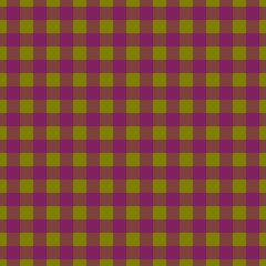 Plaid pattern. Olive on Purple color. Tablecloth pattern. Texture. Seamless classic pattern background.