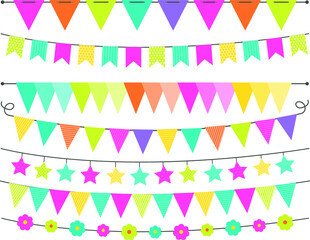 Bunting Pennant Rainbow