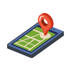 pin location in smartphone