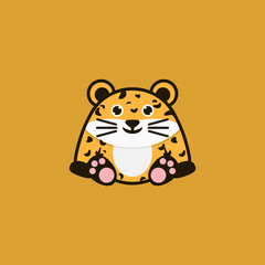 Cheetah Animal Logo Design