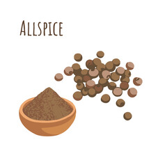 Allspice seasoning spice for cooking