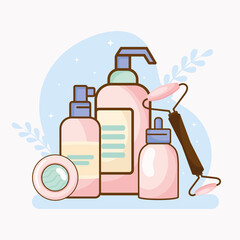 skincare products five items