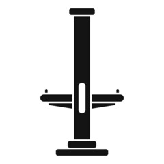 Hoist car lift icon simple vector. Auto garage
