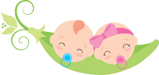 Baby Twins Sweet pea