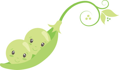 baby twins peas in a pod
