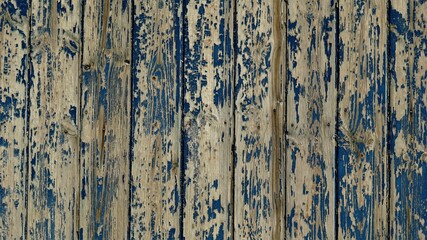 deteriorated painted wooden board background