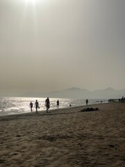 Strand in Puerto der Carmen, Lanzarote, 2021